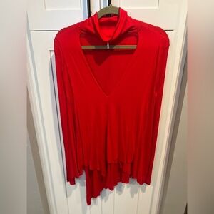 Free People Oversized Tunic Blouse